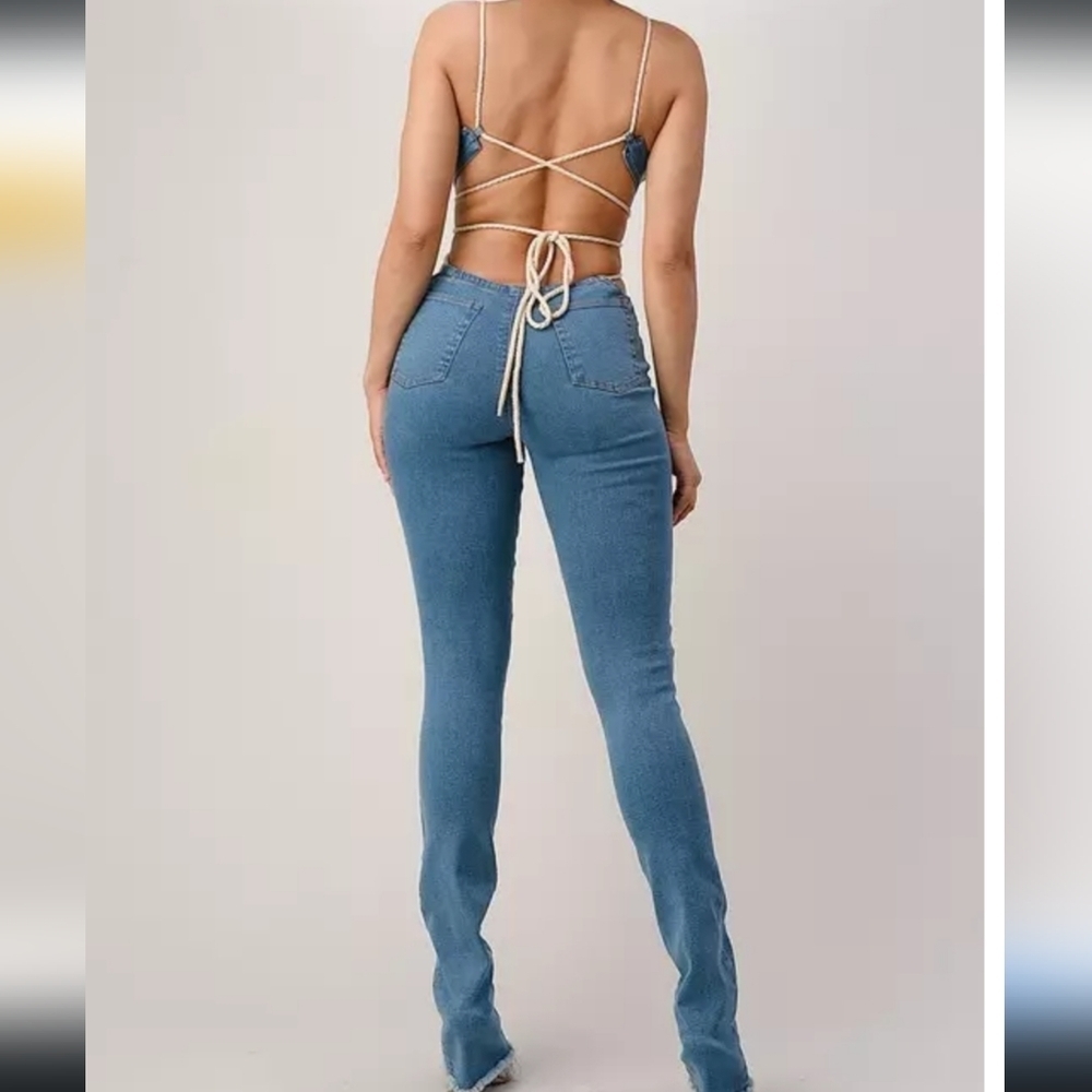 Above Average Denim Pant Set - Picture 4 of 6